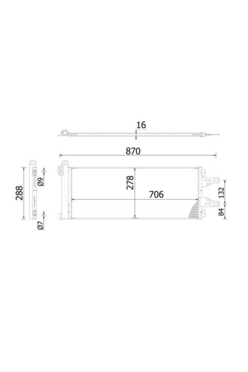 A/C-Kondensator FIAT DUCATO / PEUGEOT BOX