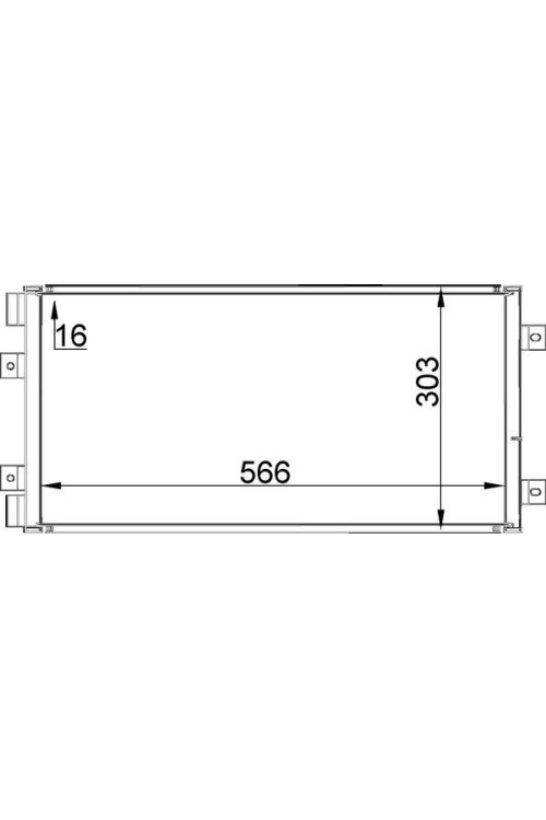 A/C-Kondensator FIAT PUNTO II
