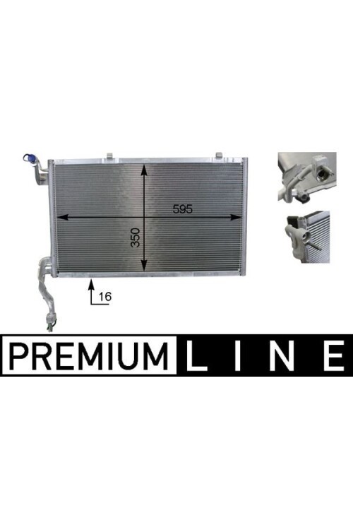 A/C-Kondensator FORD FIESTA 2012-