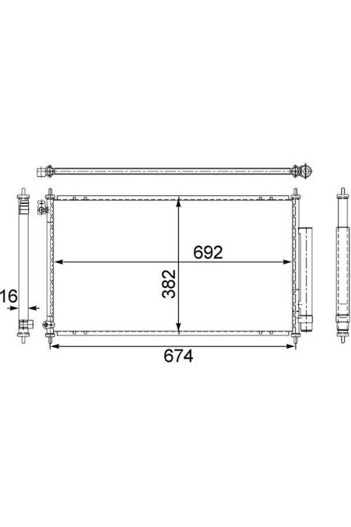 A/C-Kondensator HONDA ACCORD