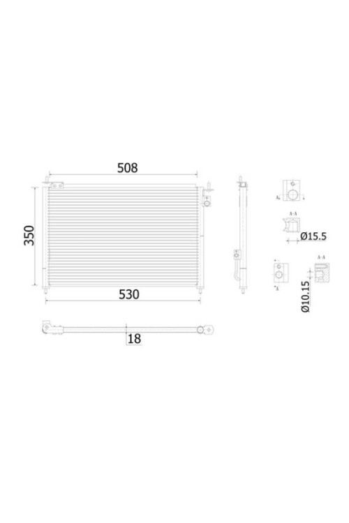 A/C-Kondensator HONDA CIVIC VII