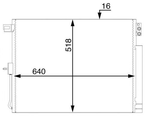A/C-Kondensator JEEP GRAND CHEROKEE
