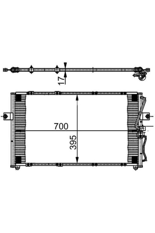 A/C-Kondensator KIA CARNIVAL