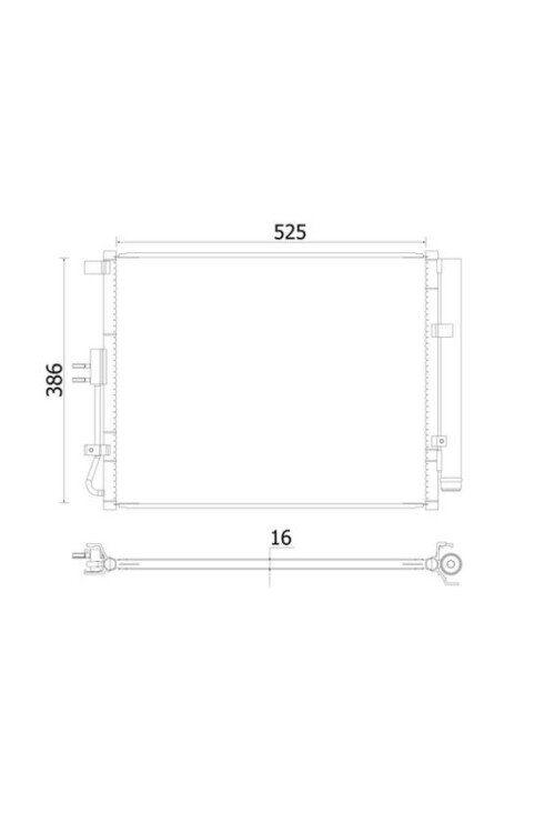 A/C-Kondensator KIA SOUL