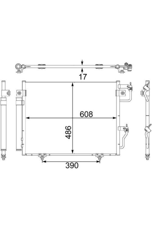 A/C-Kondensator MITSUBISHI PAJERO