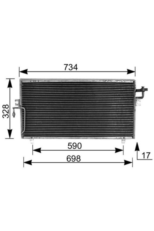 A/C-Kondensator NISSAN PRIMERA P11