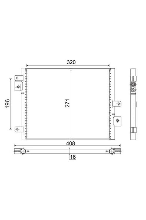 A/C-Kondensator PORSCHE 911 996