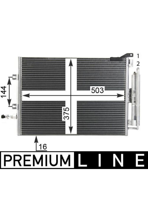 A/C-Kondensator RENAULT CLIO III
