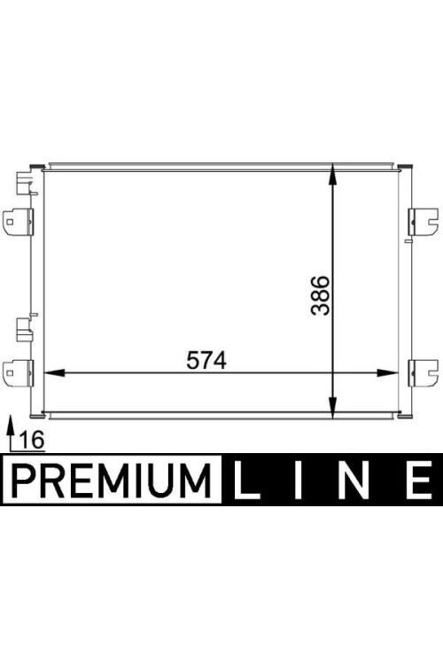 A/C-Kondensator RENAULT SCENIC I 1.9DTI