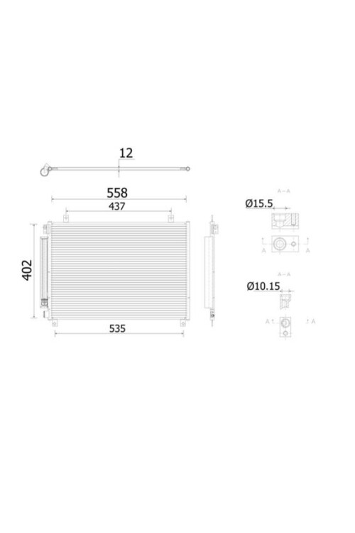 A/C-Kondensator SUZUKI BALENO