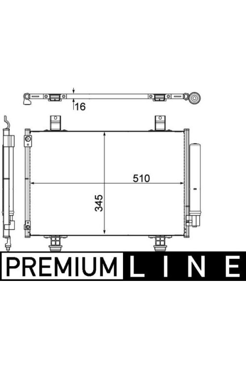 A/C-Kondensator SUZUKI SWIFT P/D