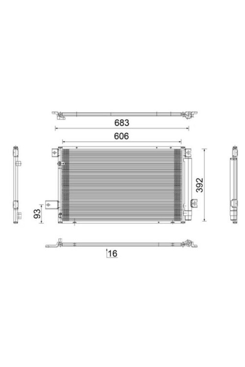 A/C-Kondensator TOYOTA AVENSIS T25