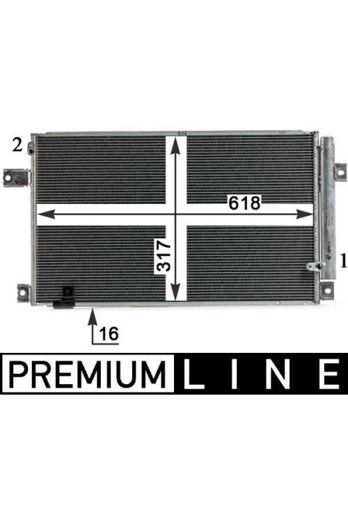 A/C-Kondensator TOYOTA AVENSIS T25