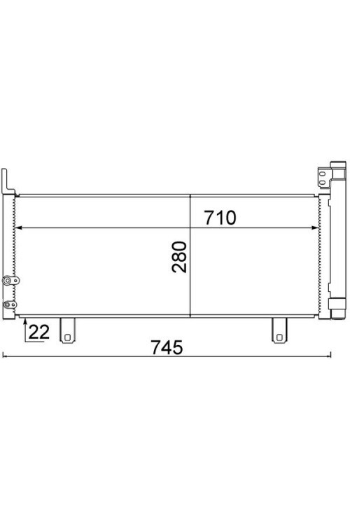 A/C-Kondensator TOYOTA CAMRY HYBRID 07-09