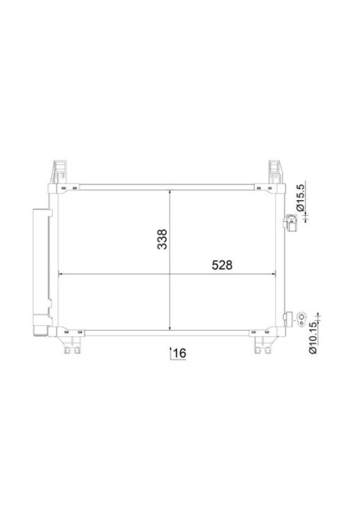 A/C-Kondensator TOYOTA YARIS SCP9