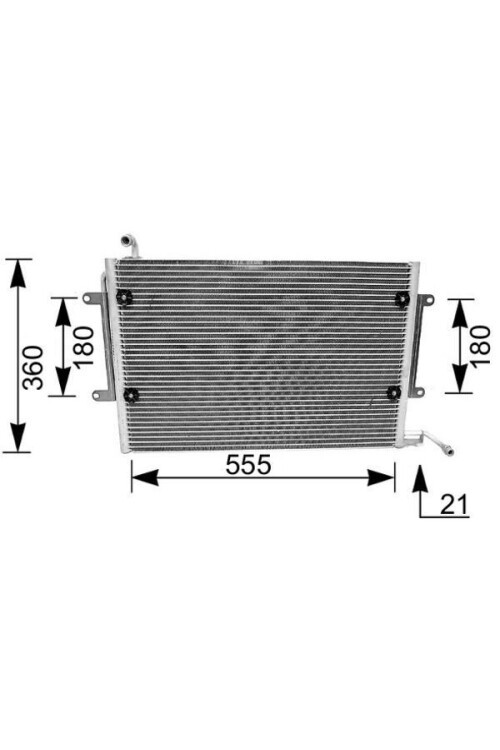 A/C-Kondensator VW GOLF III / VENTO