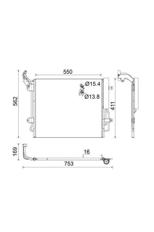 A/C-Kondensator VW SHARAN 7N