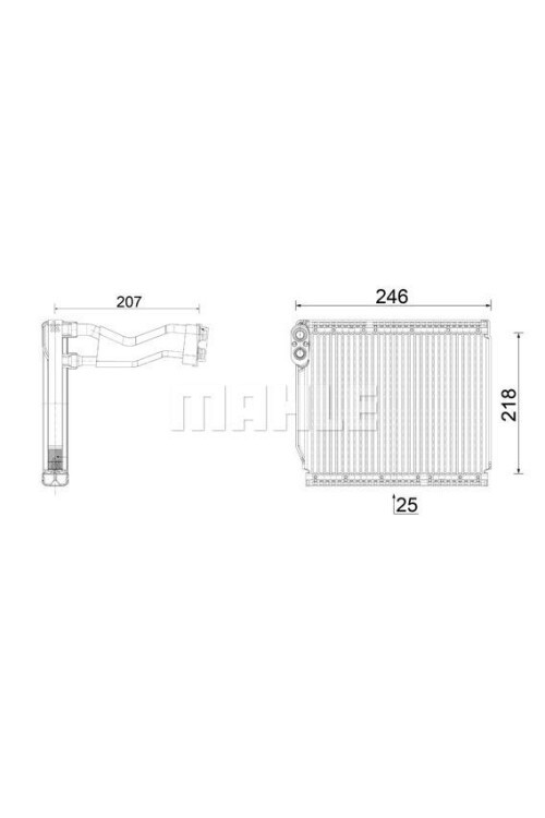 EVAPORATOR HYUNDAI I20 TCI-MPI