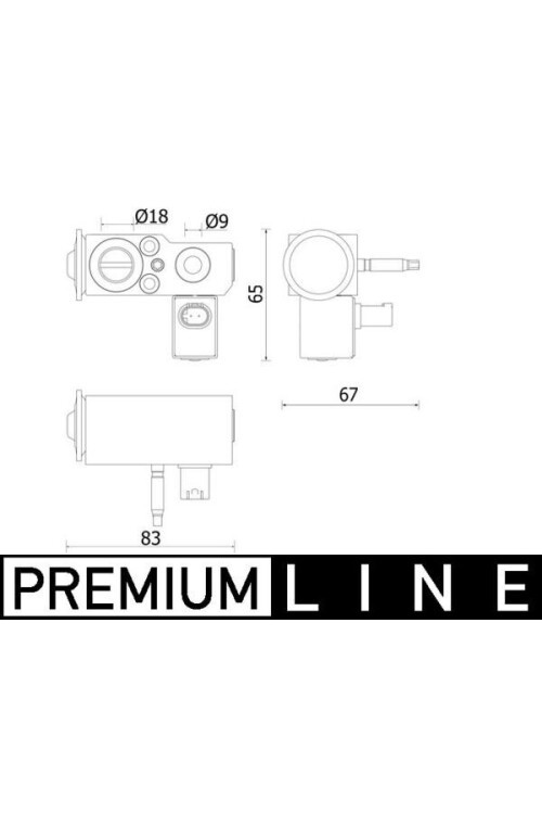 Expansionsventil und Orifice Tube BMW 5 G30 / 7 G11/12