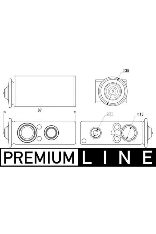 Expansionsventil und Orifice Tube PSA DS 5 / 3008 / 5008