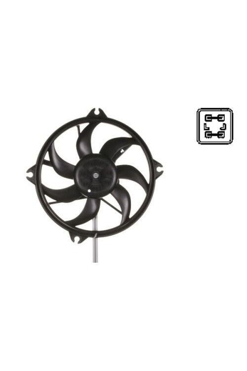 FAN MOTORU ÇERÇEVELİ PARTNER II-BERLINGO III-XSARA PICASSO 1.6HDI 460W-385mm