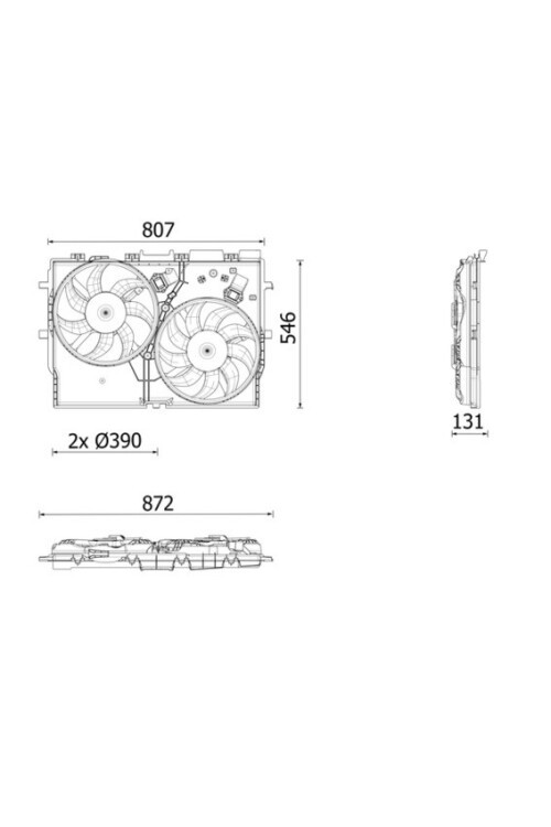 FAN MOTORU DAVLUMBAZLI FIAT DUCATO 06> 2.2 JTD 2.3 JTD