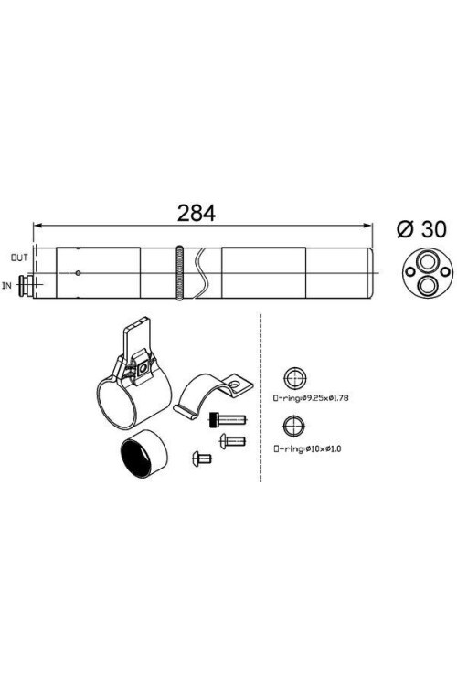 Filter-Trockner und Akkumulator AUDI A4 / A5 2008-