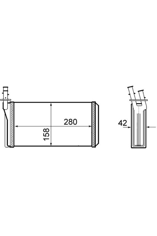 Innenraum-W rmetauscher ALFA ROMEO 166