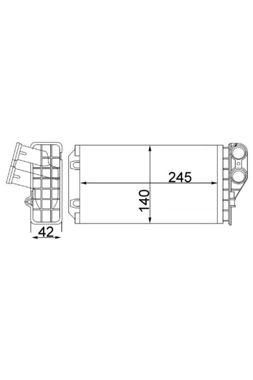 Innenraum-W rmetauscher CITROEN C4 / PEUGEOT 307