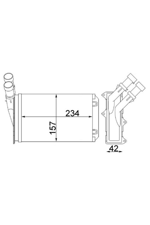 Innenraum-W rmetauscher CITROEN XSARA PEUGEOT 306