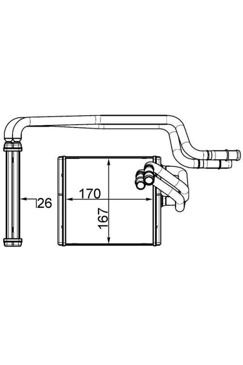 Innenraum-W rmetauscher FORD FIESTA VI