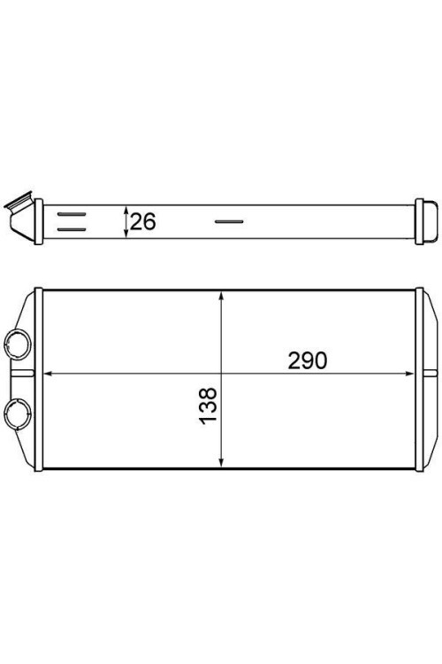 Innenraum-W rmetauscher PEU. PARTNER/CIT. BERLING