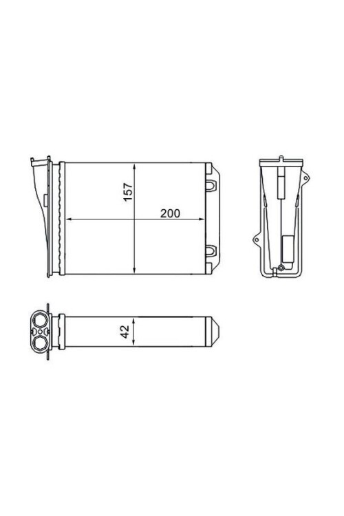 Innenraum-W rmetauscher PEUGEOT 208