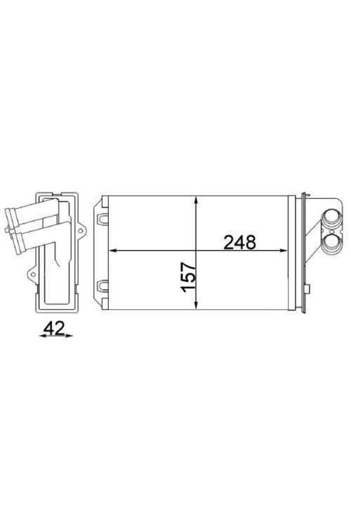 Innenraum-W rmetauscher PEUGEOT 405 I / II / 406