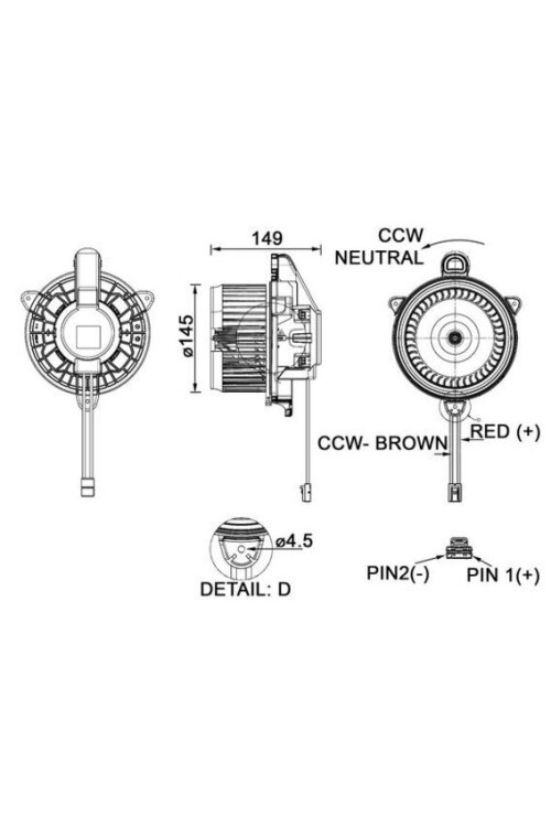 Innenraumgeblaese VOLVO XC40 LHD