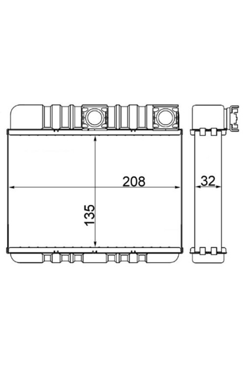 KALORIFER RADYATORU BMW E46 98>05 E83 06>11