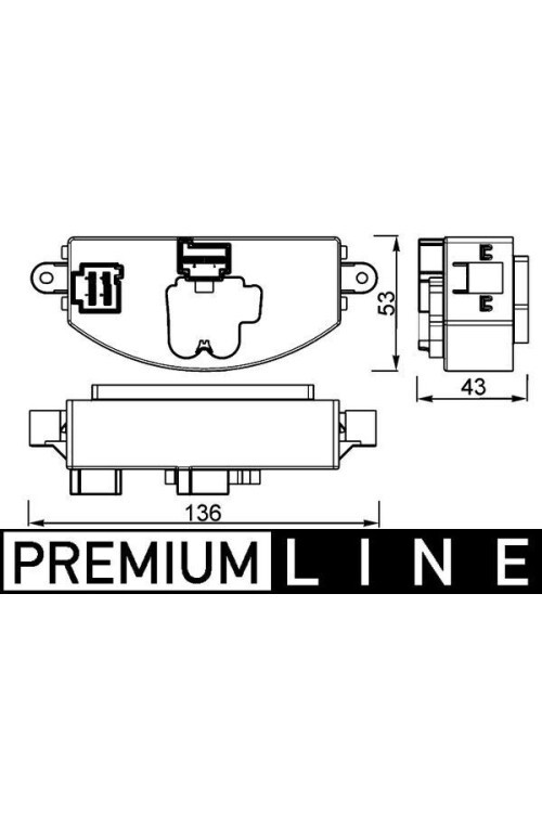 KLIMA FAN REGULATORU MERCEDES W176 W246 C117 X117 X156 W222 C217