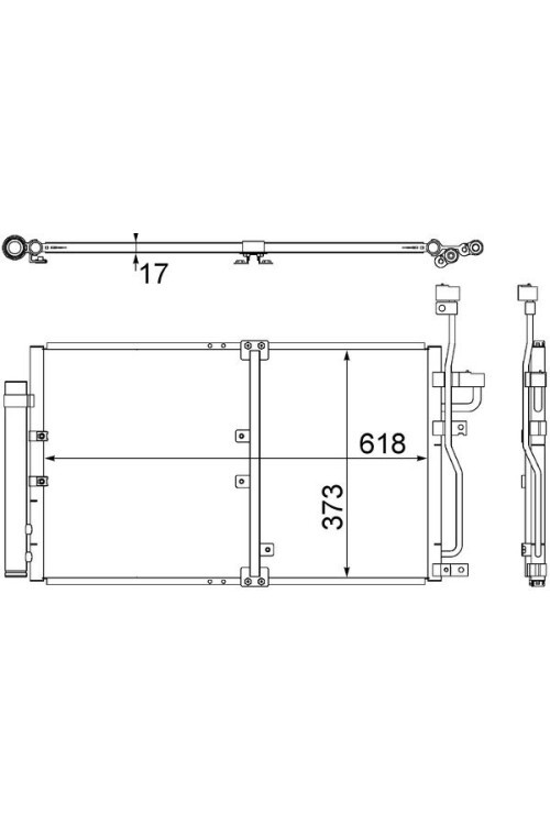 KLİMA RADYATÖRÜ KONDANSATÖRÜ OPEL ANTARA-CHAVROLET CAPTIVA 06>