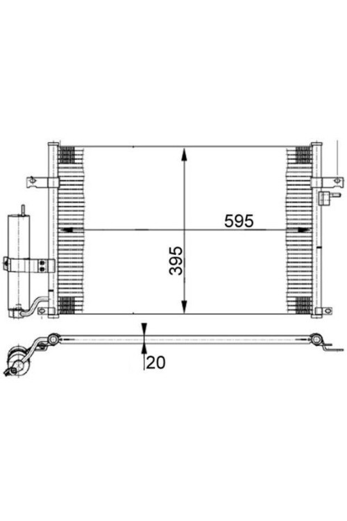 KLİMA RADYATÖRÜ KONDANSÖRÜ CHEVROLET LACETTI-NUBIRA 05>13 1.4-1.6-1.8