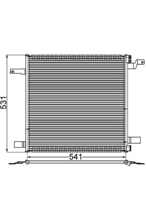 KLIMA RADYATORU MERCEDES ML-CLASS W163 98>05