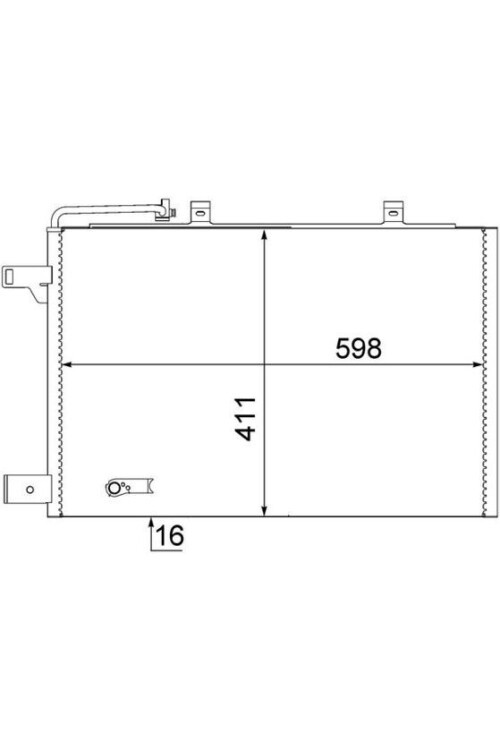 KLIMA RADYATORU MERCEDES W169 W245