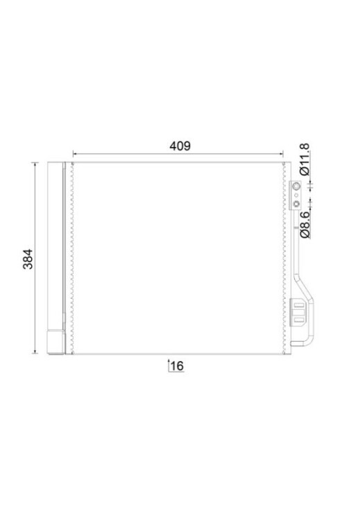 KLIMA RADYATORU SMART FORTWO Coupe 451 07>