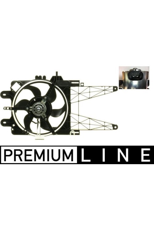 Kühlmittelkühler-/Kondensator-Lüfter FIAT NUOVA PUNTO