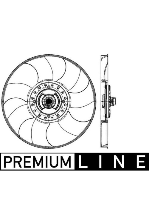 Kühlmittelkühler-/Kondensator-Lüfter FORD TRANSIT