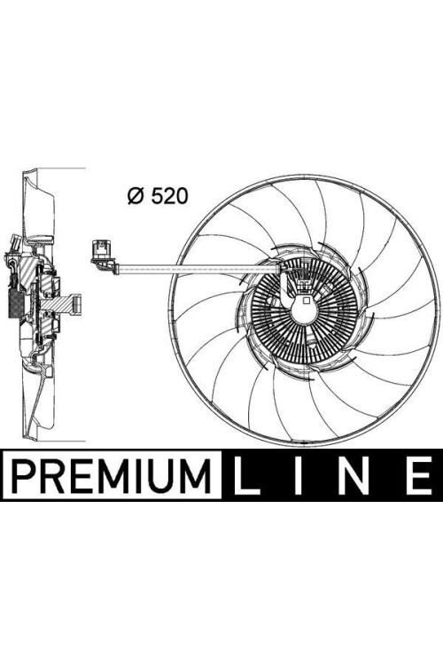 Kühlmittelkühler-/Kondensator-Lüfter LAND ROVER T5