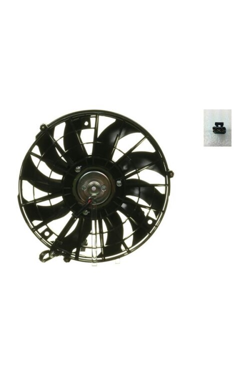 Kühlmittelkühler-/Kondensator-Lüfter OPEL MERIVA LHD