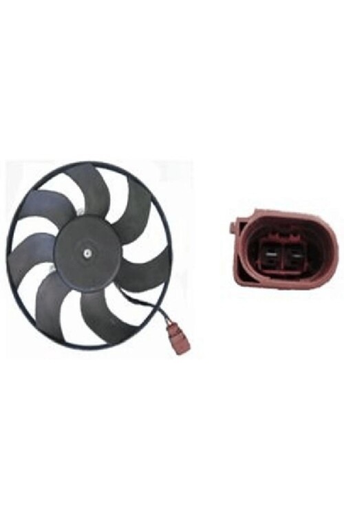 Kühlmittelkühler-/Kondensator-Lüfter VW GOLF V