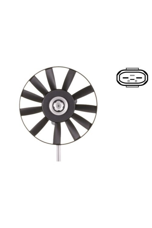 Kühlmittelkühler-/Kondensator-Lüfter VW POLO 6N1