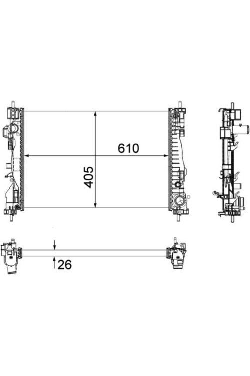 Kühlmittelkühler ALFA ROMEO GIULIETTA
