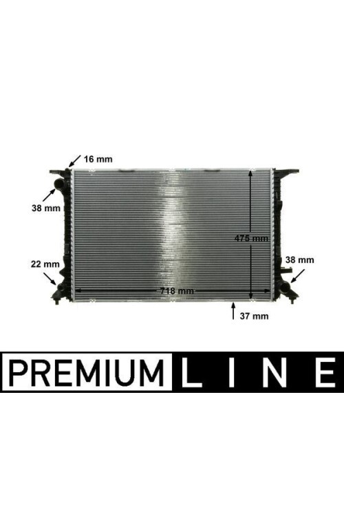 Kühlmittelkühler AUDI A4/A5 B8